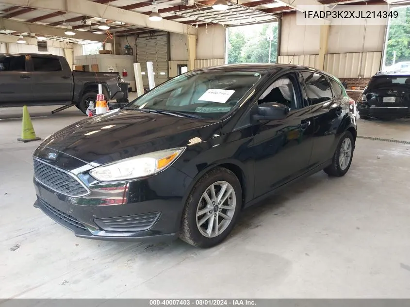 1FADP3K2XJL214349 2018 Ford Focus Se