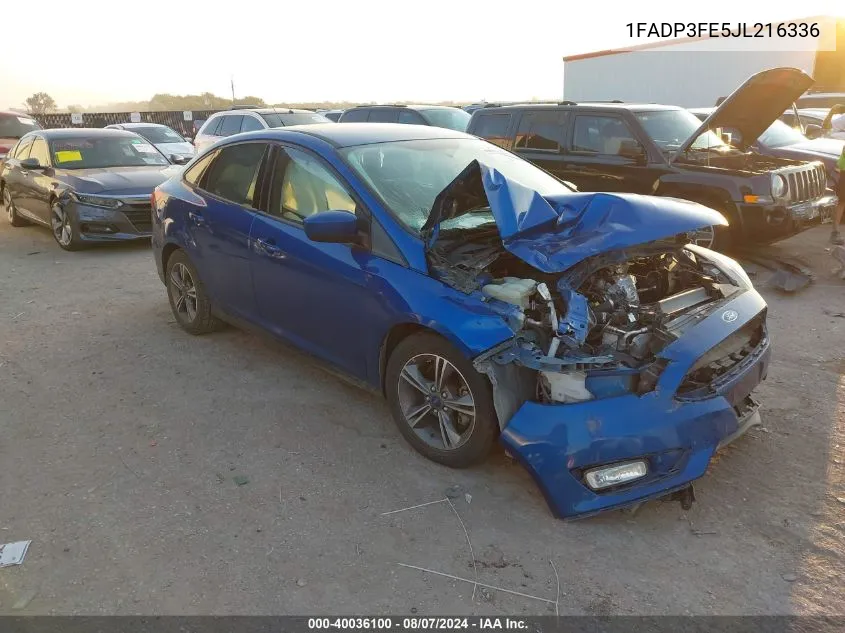 1FADP3FE5JL216336 2018 Ford Focus Se