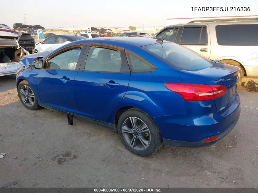 1FADP3FE5JL216336 2018 Ford Focus Se