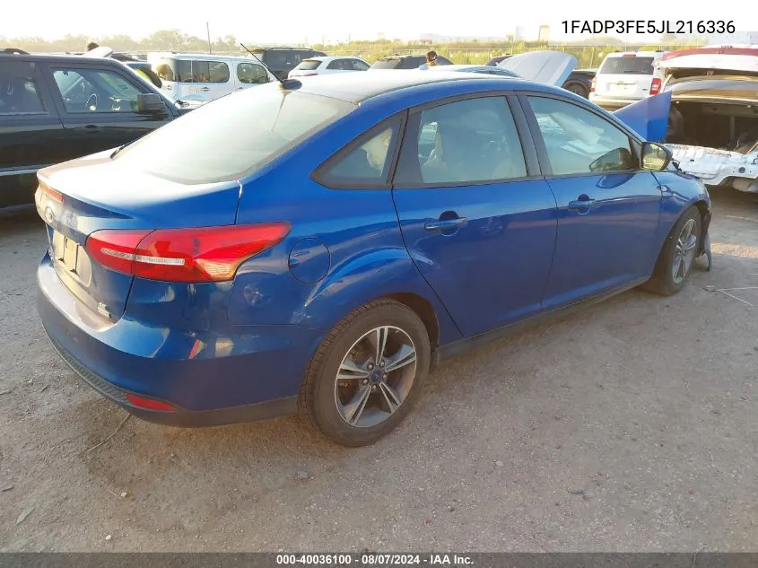 1FADP3FE5JL216336 2018 Ford Focus Se