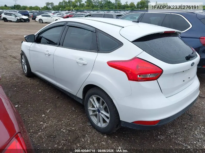 1FADP3K23JL276191 2018 Ford Focus Se