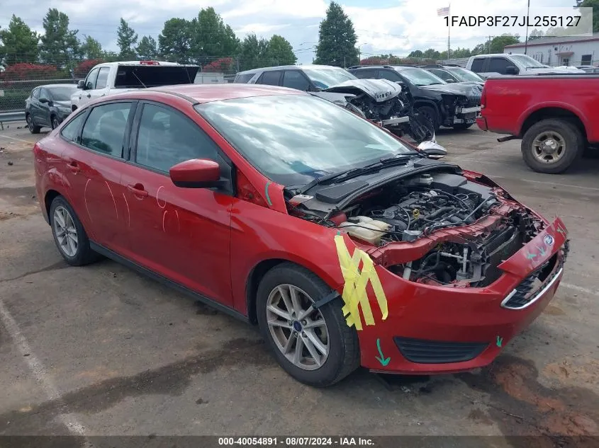 2018 Ford Focus Se VIN: 1FADP3F27JL255127 Lot: 40054891