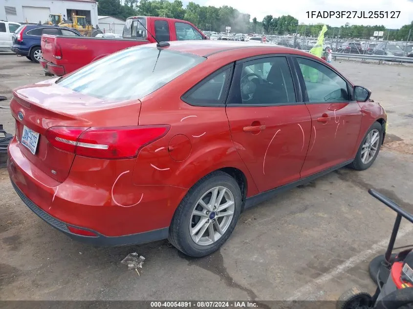 1FADP3F27JL255127 2018 Ford Focus Se