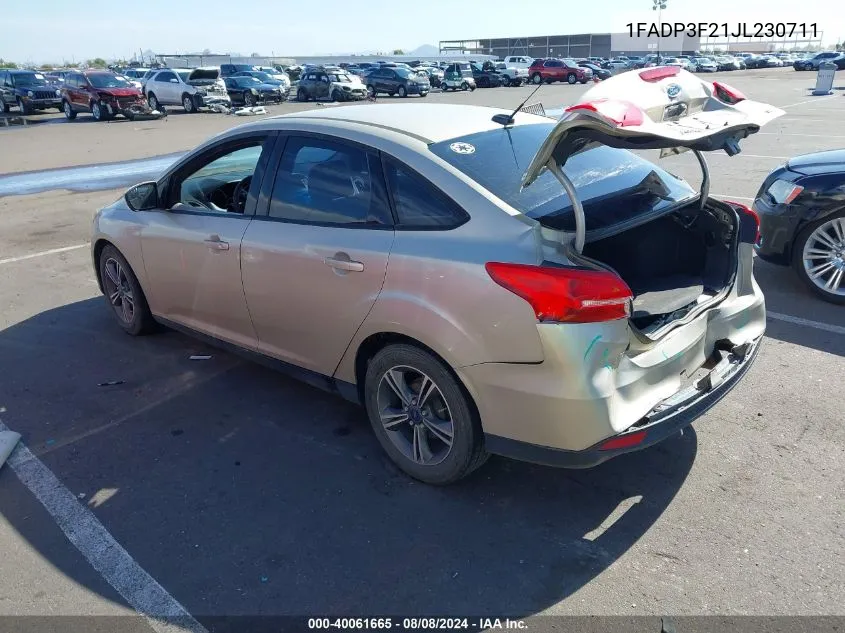 1FADP3F21JL230711 2018 Ford Focus Se