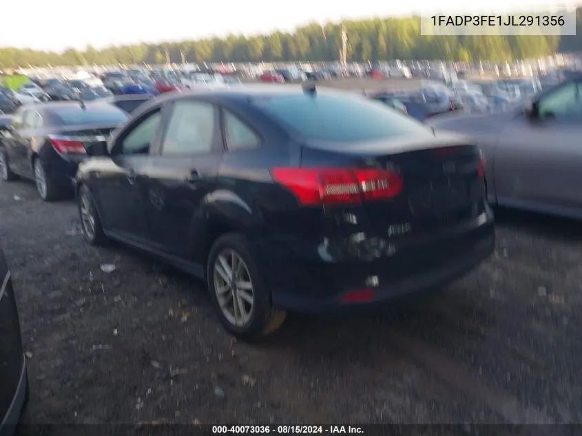 1FADP3FE1JL291356 2018 Ford Focus Se