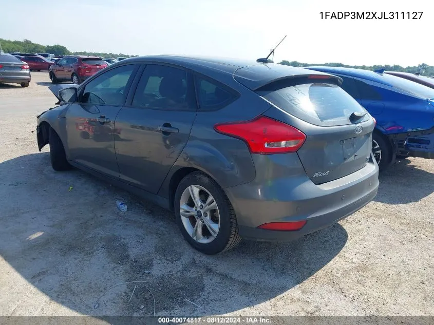 1FADP3M2XJL311127 2018 Ford Focus Sel