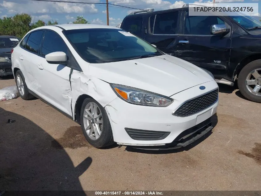 1FADP3F20JL324756 2018 Ford Focus Se