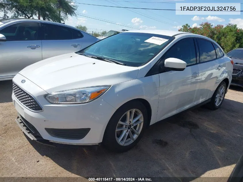 1FADP3F20JL324756 2018 Ford Focus Se