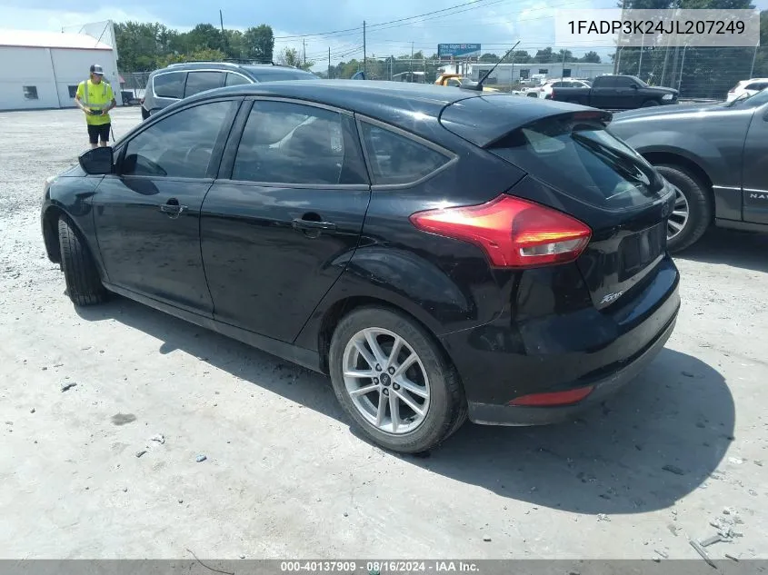 2018 Ford Focus Se VIN: 1FADP3K24JL207249 Lot: 40137909