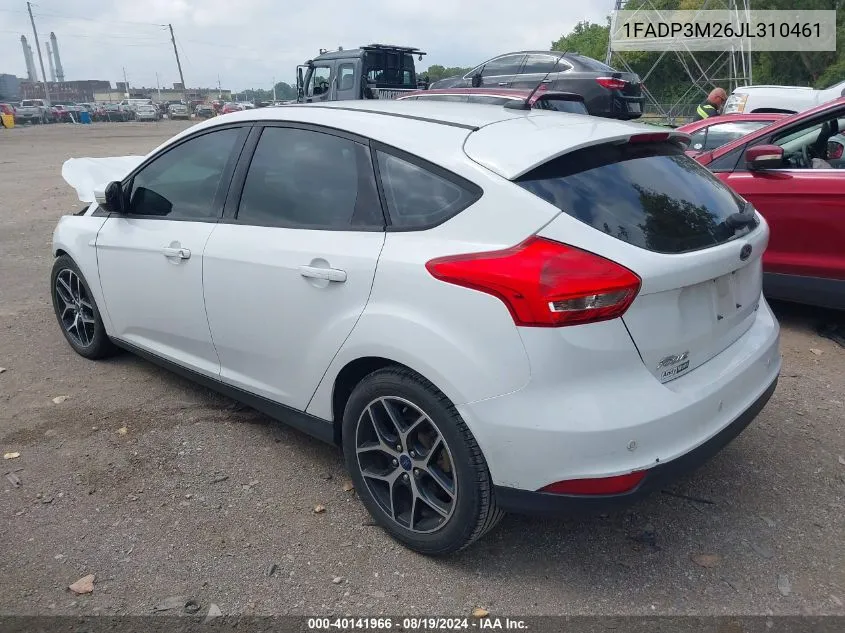 1FADP3M26JL310461 2018 Ford Focus Sel