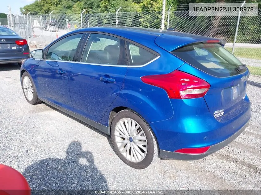 1FADP3N22JL308978 2018 Ford Focus Titanium