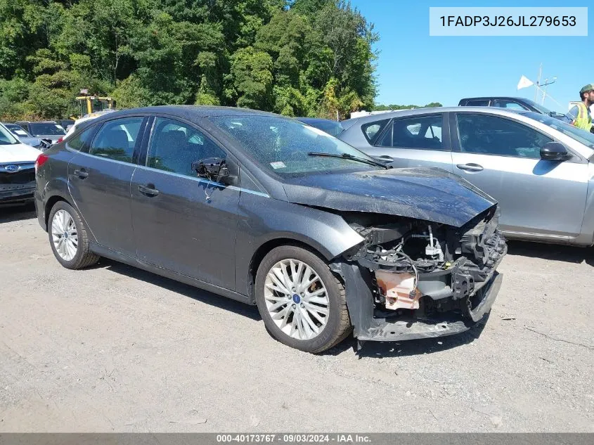 2018 Ford Focus Titanium VIN: 1FADP3J26JL279653 Lot: 40173767