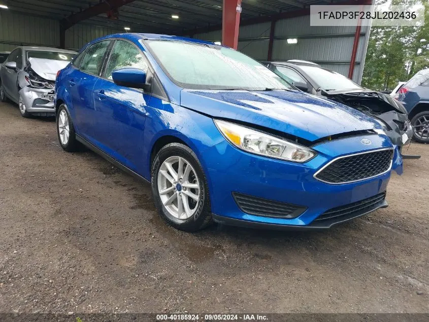 1FADP3F28JL202436 2018 Ford Focus Se