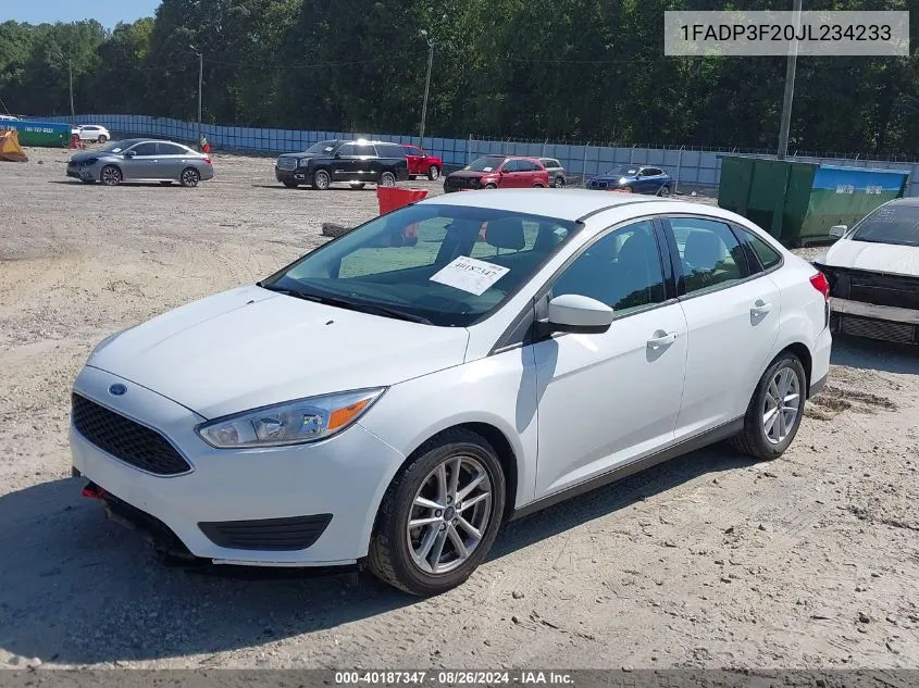 1FADP3F20JL234233 2018 Ford Focus Se