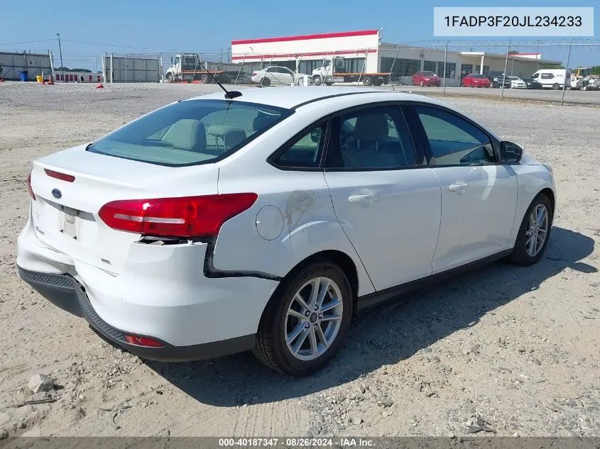 1FADP3F20JL234233 2018 Ford Focus Se