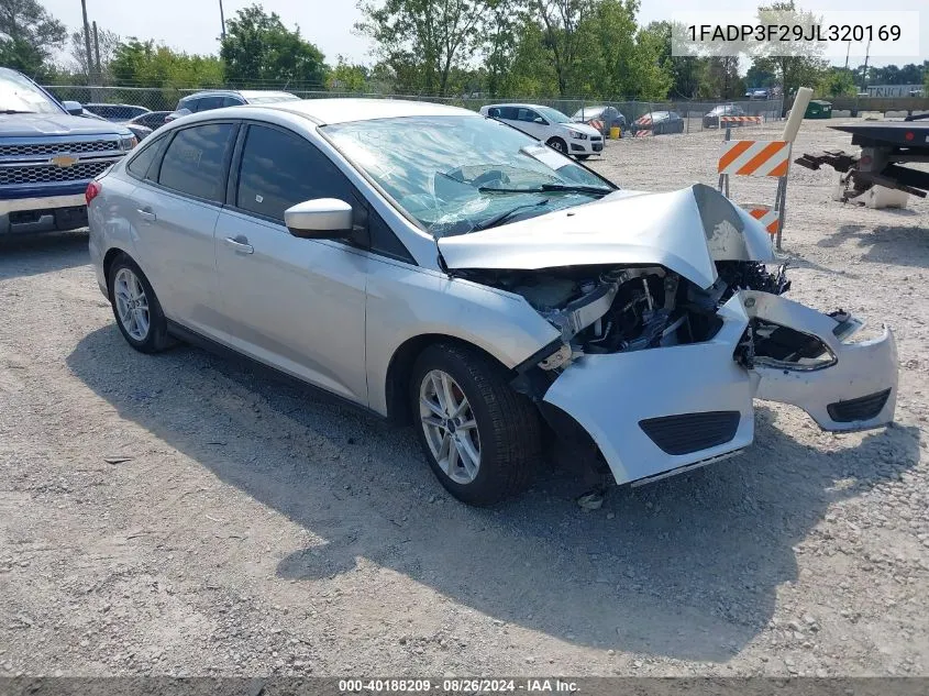 1FADP3F29JL320169 2018 Ford Focus Se