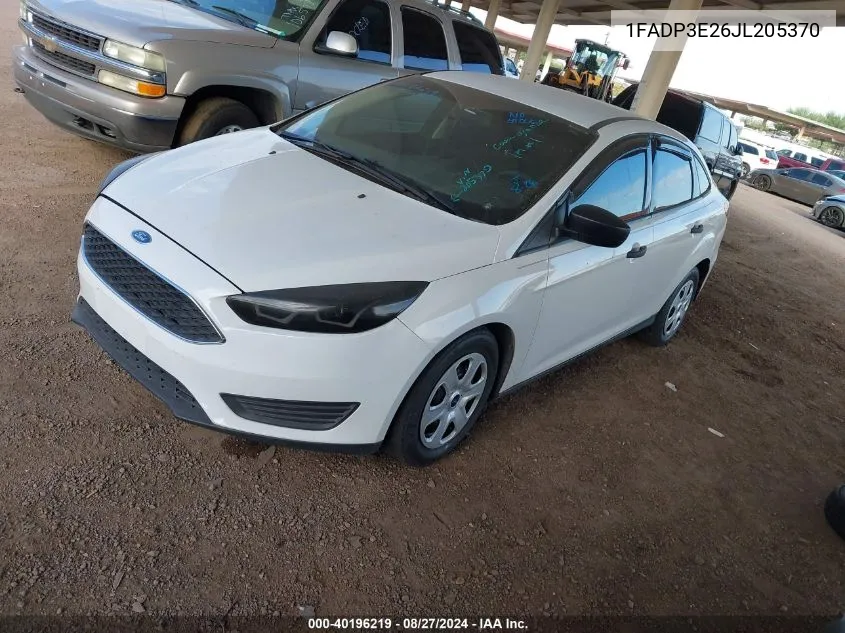 1FADP3E26JL205370 2018 Ford Focus S