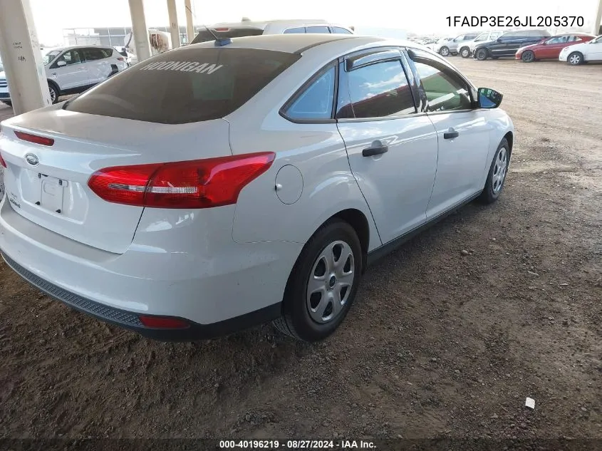 1FADP3E26JL205370 2018 Ford Focus S