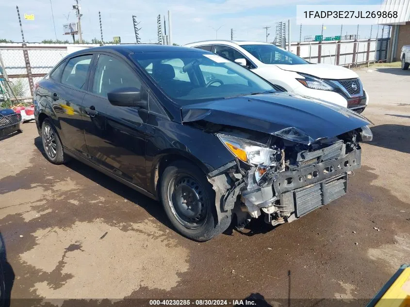 1FADP3E27JL269868 2018 Ford Focus S