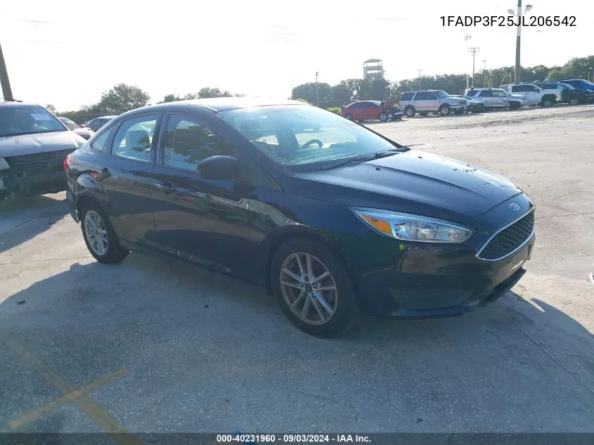 1FADP3F25JL206542 2018 Ford Focus Se