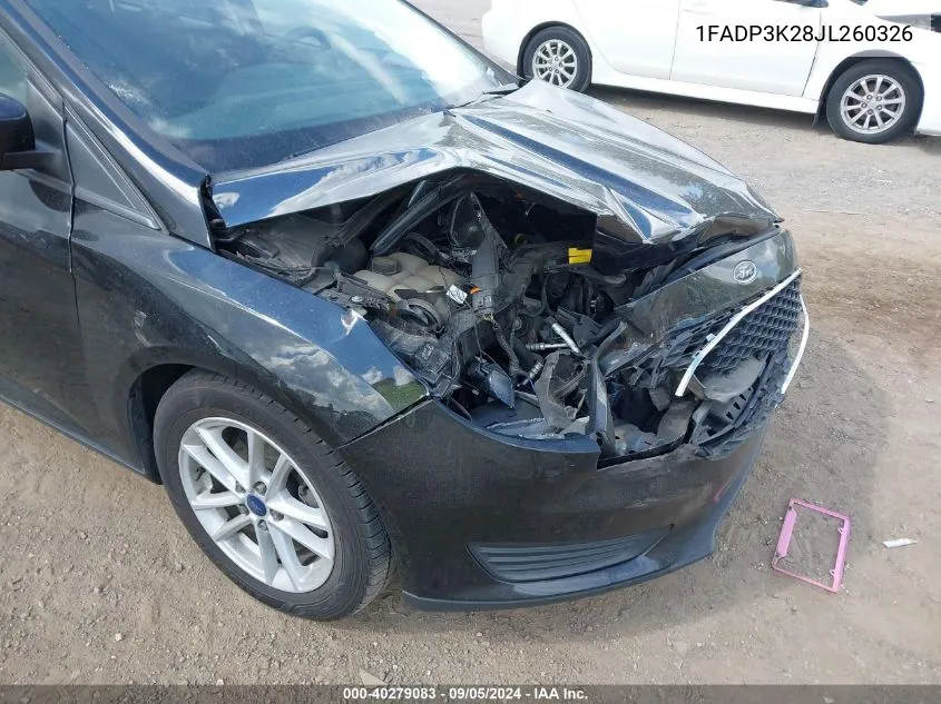 1FADP3K28JL260326 2018 Ford Focus Se