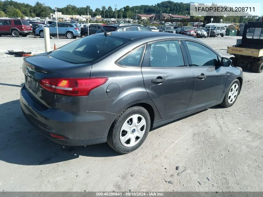 1FADP3E2XJL208711 2018 Ford Focus S