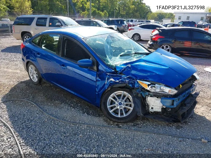 2018 Ford Focus Se VIN: 1FADP3F21JL327598 Lot: 40293840