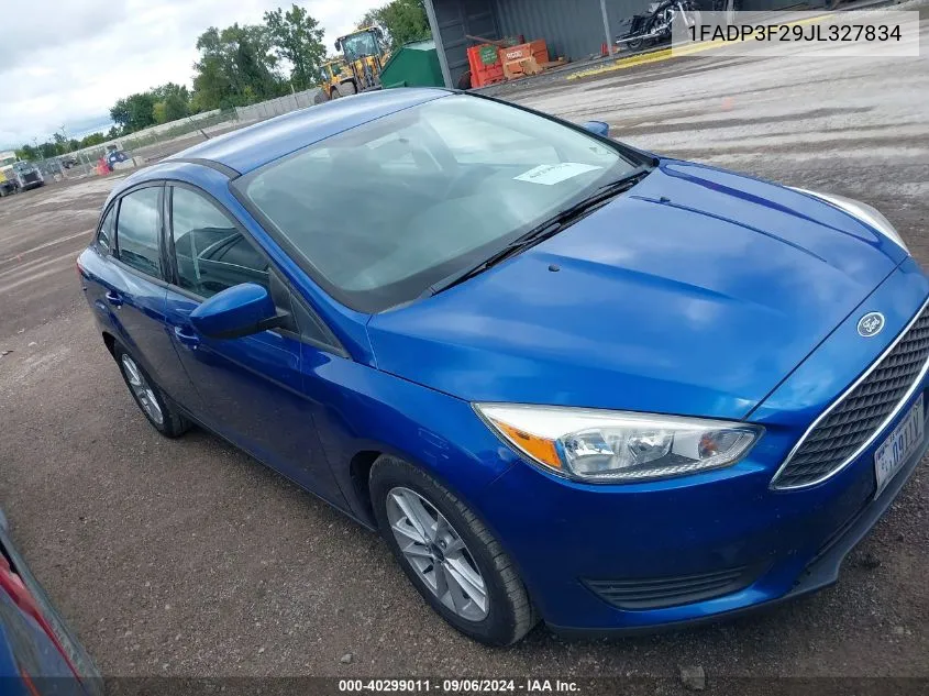 2018 Ford Focus Se VIN: 1FADP3F29JL327834 Lot: 40299011