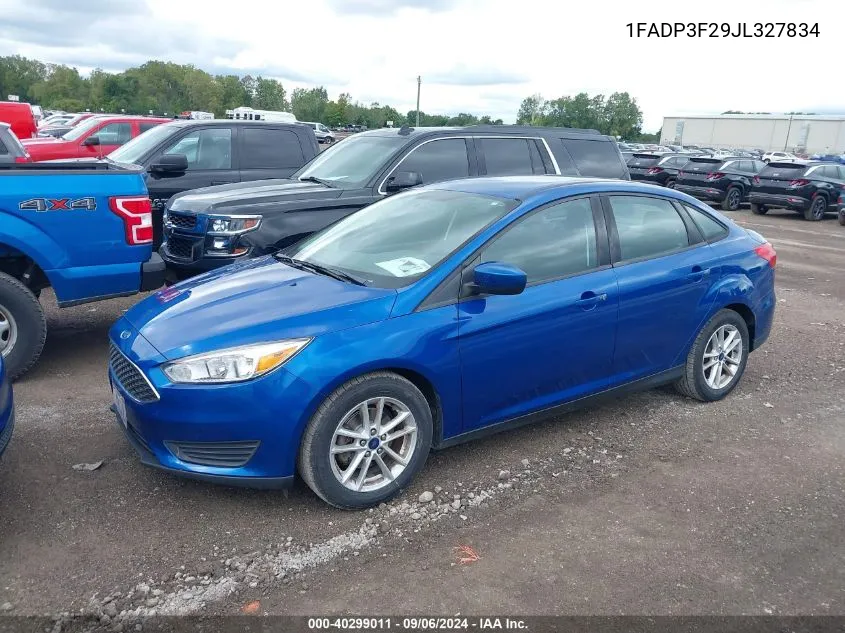 2018 Ford Focus Se VIN: 1FADP3F29JL327834 Lot: 40299011