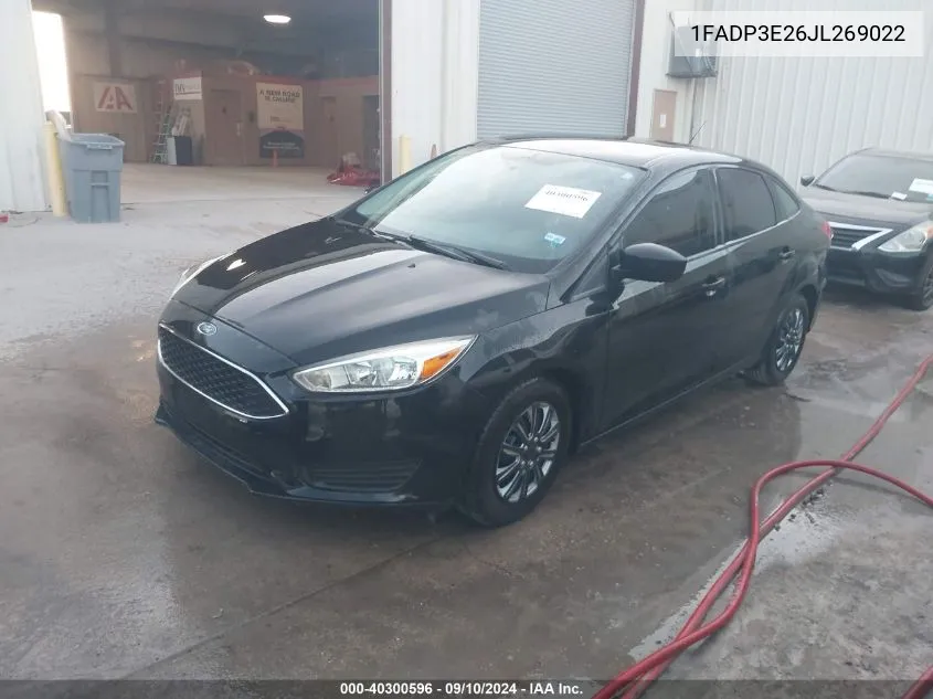 1FADP3E26JL269022 2018 Ford Focus S