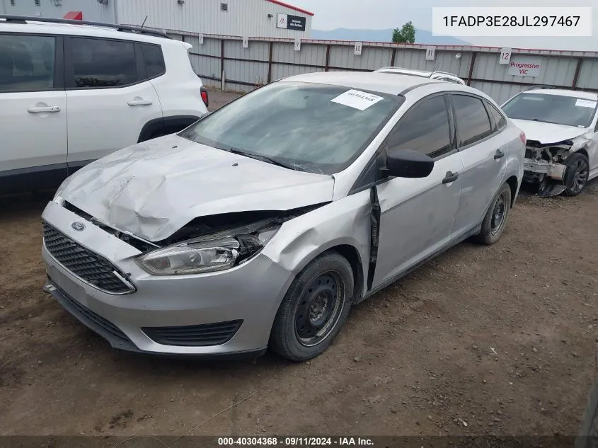 1FADP3E28JL297467 2018 Ford Focus S