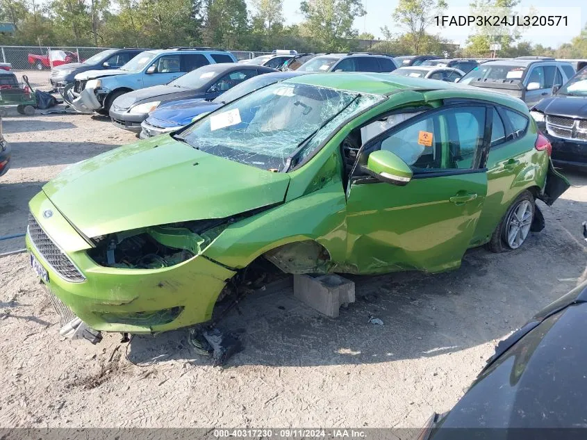 1FADP3K24JL320571 2018 Ford Focus Se