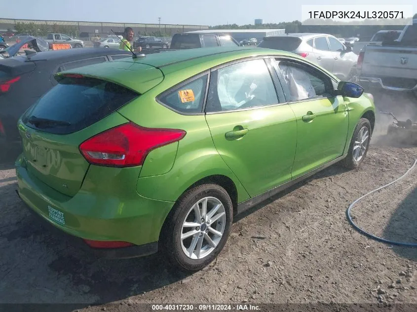 1FADP3K24JL320571 2018 Ford Focus Se