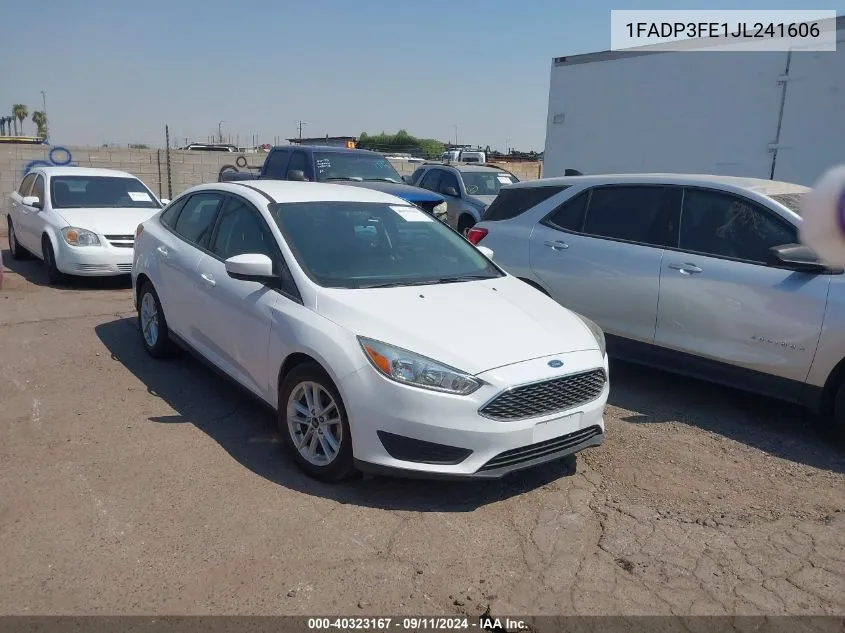 2018 Ford Focus Se VIN: 1FADP3FE1JL241606 Lot: 40323167