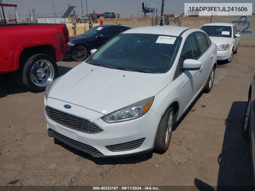 2018 Ford Focus Se VIN: 1FADP3FE1JL241606 Lot: 40323167