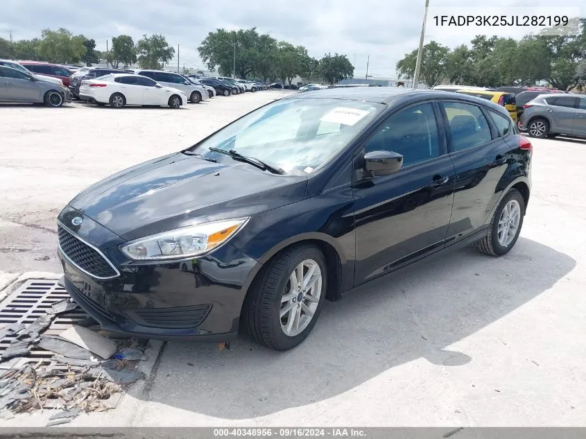 2018 Ford Focus Se VIN: 1FADP3K25JL282199 Lot: 40348956