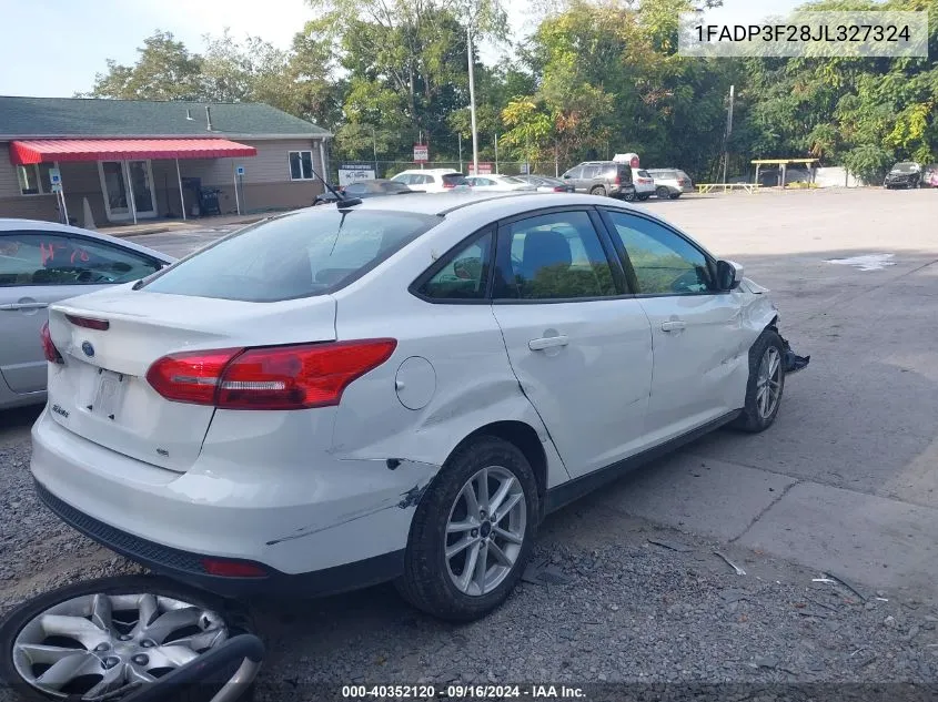 1FADP3F28JL327324 2018 Ford Focus Se