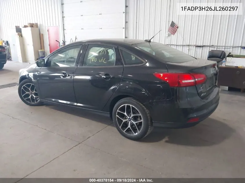 1FADP3H26JL260297 2018 Ford Focus Sel