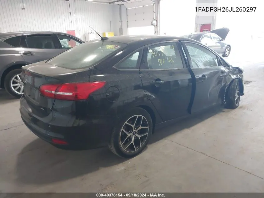 1FADP3H26JL260297 2018 Ford Focus Sel