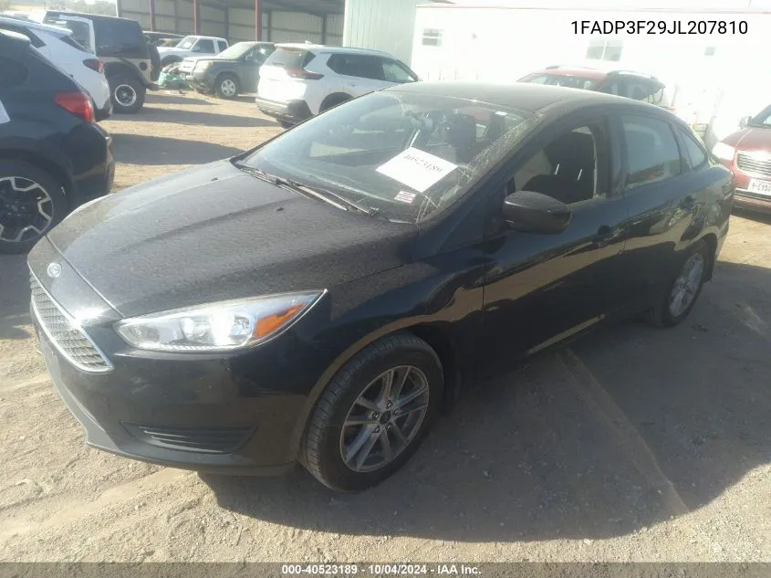 2018 Ford Focus Se VIN: 1FADP3F29JL207810 Lot: 40523189