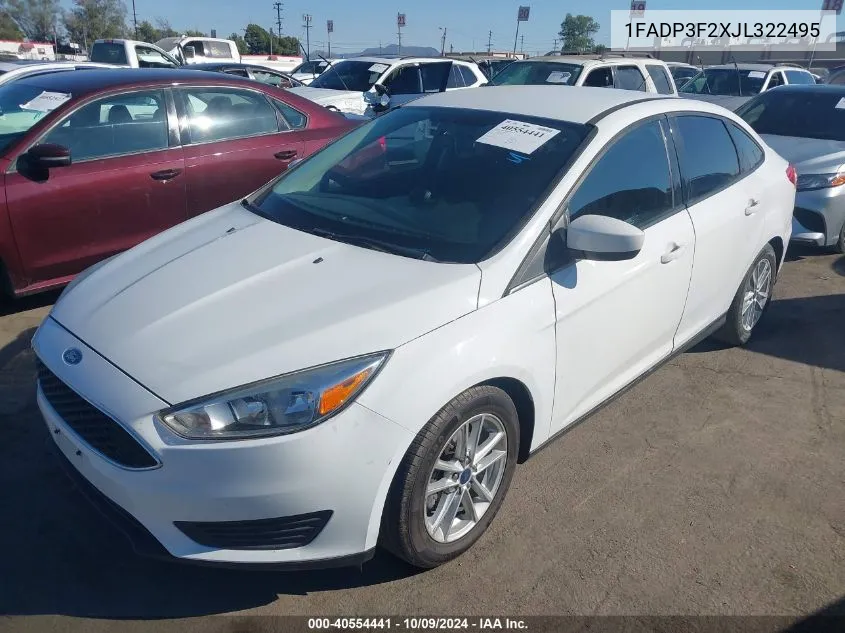 1FADP3F2XJL322495 2018 Ford Focus Se