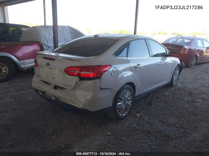 1FADP3J23JL217286 2018 Ford Focus Titanium