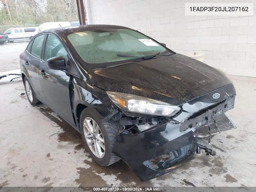 2018 Ford Focus Se VIN: 1FADP3F20JL207162 Lot: 40738739