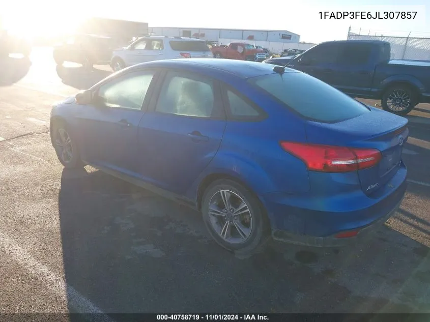 1FADP3FE6JL307857 2018 Ford Focus Se