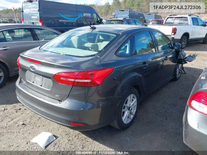 2018 Ford Focus Se VIN: 1FADP3F24JL272306 Lot: 40809818