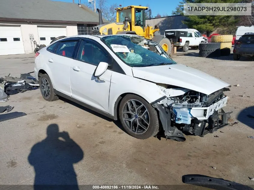 2018 Ford Focus Sel VIN: 1FADP3H29JL298073 Lot: 40892186