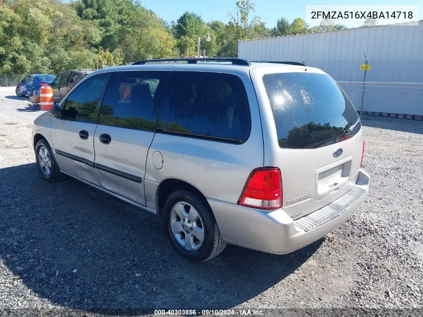 2004 Ford Freestar Se VIN: 2FMZA516X4BA14718 Lot: 40303856