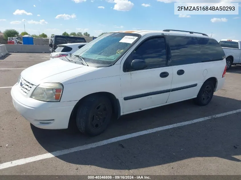 2004 Ford Freestar Se VIN: 2FMZA51684BA50293 Lot: 40346808