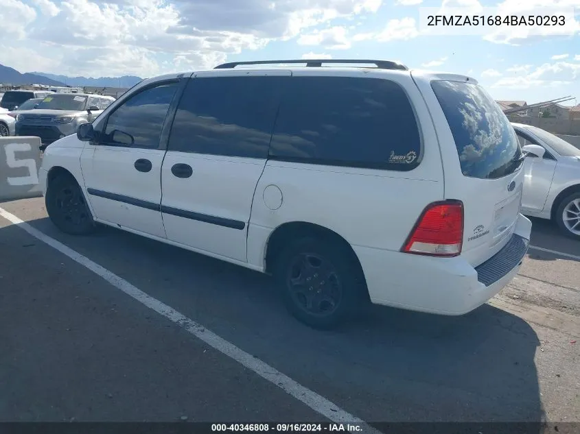 2004 Ford Freestar Se VIN: 2FMZA51684BA50293 Lot: 40346808