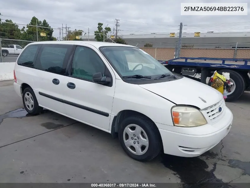 2004 Ford Freestar S VIN: 2FMZA50694BB22376 Lot: 40368017